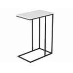 Стол придиванный Агами белый/чёрный | Интернет магазин мебели и декора LifeDekor