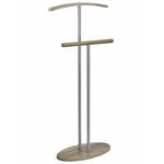 Вешалка костюмная Дэви 2 металлик/дуб крымский состаренный | Интернет магазин мебели и декора LifeDekor