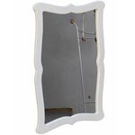 Зеркало навесное Берже 23 белый ясень 97 см х 67 см | Интернет магазин мебели и декора LifeDekor