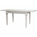 Стол обеденный Васко В 87Н белый/серебро 150/200*90 | Интернет магазин мебели и декора LifeDekor