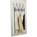 Зеркало навесное Берже 24-90 белый ясень 90 см х 55 см | Интернет магазин мебели и декора LifeDekor