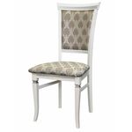 Стул Бонита белый/серебро, Маркус серебро | Интернет магазин мебели и декора LifeDekor