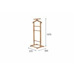 Вешалка костюмная В 6Н средне-коричневый | Интернет магазин мебели и декора LifeDekor