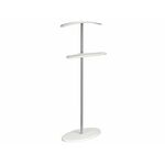 Вешалка костюмная Дэви 3 металлик/белый | Интернет магазин мебели и декора LifeDekor