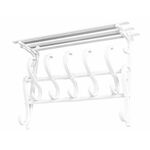 Вешалка настенная В 7Н белый | Интернет магазин мебели и декора LifeDekor