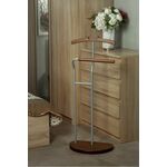 Вешалка костюмная Д 10 металлик/ средне-коричневый | Интернет магазин мебели и декора LifeDekor