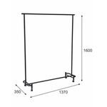 Вешалка напольная Пико 26 черный | Интернет магазин мебели и декора LifeDekor