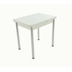 Стол Бари мини, Стекло, Белый | Интернет магазин мебели и декора LifeDekor