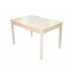 Стол Гамбург 2, Дуб выбеленный/Стекло молочное | Интернет магазин мебели и декора LifeDekor