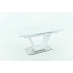 Стол Фоджа, Стекло, 160см, Белый | Интернет магазин мебели и декора LifeDekor