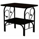 Прикроватная тумба МК-7, ММД 202, Черный/Венге | Интернет магазин мебели и декора LifeDekor