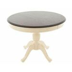 Стол Леонардо D100, Темный орех/Слоновая кость | Интернет магазин мебели и декора LifeDekor