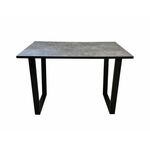 Стол Саен 8, Черный/Бетон | Интернет магазин мебели и декора LifeDekor