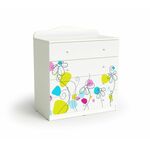 Комод "Цветы", Белый | Интернет магазин мебели и декора LifeDekor