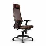 Metta L 1m 36/4D_17840_Сетка X2 - Коричневый_Кожа перфорированная NewLeather - Темно-коричневый | Интернет магазин мебели и декора LifeDekor