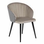 Стул Paola латте с жаккардом | Интернет магазин мебели и декора LifeDekor