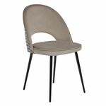 Стул Leo латте с жаккардом | Интернет магазин мебели и декора LifeDekor