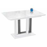 Стол Санса белая шагрень / белый | Интернет магазин мебели и декора LifeDekor