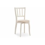 Стул деревянный Айра молочный / ромб | Интернет магазин мебели и декора LifeDekor