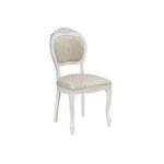 Стул деревянный Лауро патина серебро / бежевый | Интернет магазин мебели и декора LifeDekor