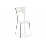 Стул Goki с мягкой спинкой белый полимер / светлый мусс | Интернет магазин мебели и декора LifeDekor