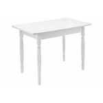 Стол деревянный Вуди белый глянец | Интернет магазин мебели и декора LifeDekor