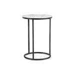 Журнальный стол Иберис белый мрамор / черный | Интернет магазин мебели и декора LifeDekor