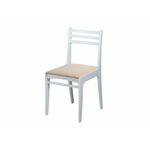 Стул Грис, Белый/Аполло бежевый | Интернет магазин мебели и декора LifeDekor