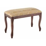 Банкетка Валентино орех / бежевый | Интернет магазин мебели и декора LifeDekor