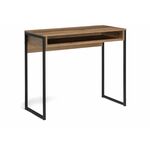 Стол Лео Лофт черный матовый / дуб делано темный | Интернет магазин мебели и декора LifeDekor