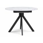 Стол деревянный Бетина мрамор белый / черный | Интернет магазин мебели и декора LifeDekor