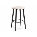 Барный стул Гангток катания айвори / черный матовый | Интернет магазин мебели и декора LifeDekor