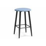 Барный стул Гангток катания дасти блю / черный матовый | Интернет магазин мебели и декора LifeDekor