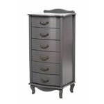 Комод "Джульетта" узкий 6 ящ. (серый ясень) Вис | Интернет магазин мебели и декора LifeDekor