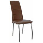 Кухонный стул SHADO Зевс хром коричневый | Интернет магазин мебели и декора LifeDekor