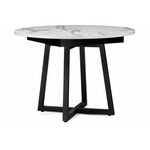 Стол деревянный Регна черный / белый | Интернет магазин мебели и декора LifeDekor