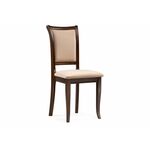 Стул деревянный Корнелл бежевый велюр / орех темный | Интернет магазин мебели и декора LifeDekor