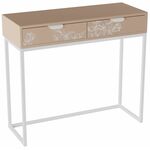 Консоль "Дрим" (Пудра/Белый) | Интернет магазин мебели и декора LifeDekor