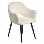 Стул Bruno белый, искусственный мех | Интернет магазин мебели и декора LifeDekor