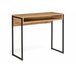 Стол Лео Лофт дуб вотан / матовый черный | Интернет магазин мебели и декора LifeDekor