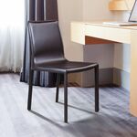 Стул Barrie, кожа коричневый | Интернет магазин мебели и декора LifeDekor