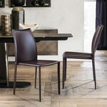 Стул Rolf, кожа коричневый | Интернет магазин мебели и декора LifeDekor