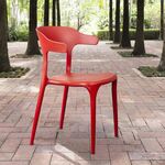 Стул Leo, первичный пластик красный | Интернет магазин мебели и декора LifeDekor