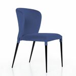 Стул Albert (Альберт), бархат синий 29 | Интернет магазин мебели и декора LifeDekor