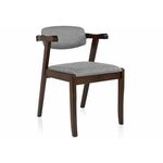 Стул деревянный Fit cappuccino / grey | Интернет магазин мебели и декора LifeDekor