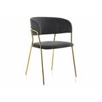 Стул Kamelia grey / gold | Интернет магазин мебели и декора LifeDekor