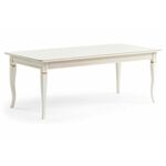 Стол деревянный Балмет молочный / золото | Интернет магазин мебели и декора LifeDekor