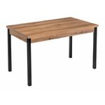 Стол деревянный Оригон дуб горный / черный матовый | Интернет магазин мебели и декора LifeDekor