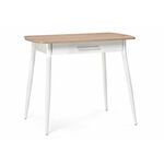 Стол деревянный Ревари эврика / белый | Интернет магазин мебели и декора LifeDekor