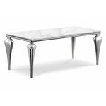 Стол стеклянный Vase белый | Интернет магазин мебели и декора LifeDekor